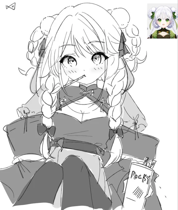 今日废稿
#art #Vtuber 