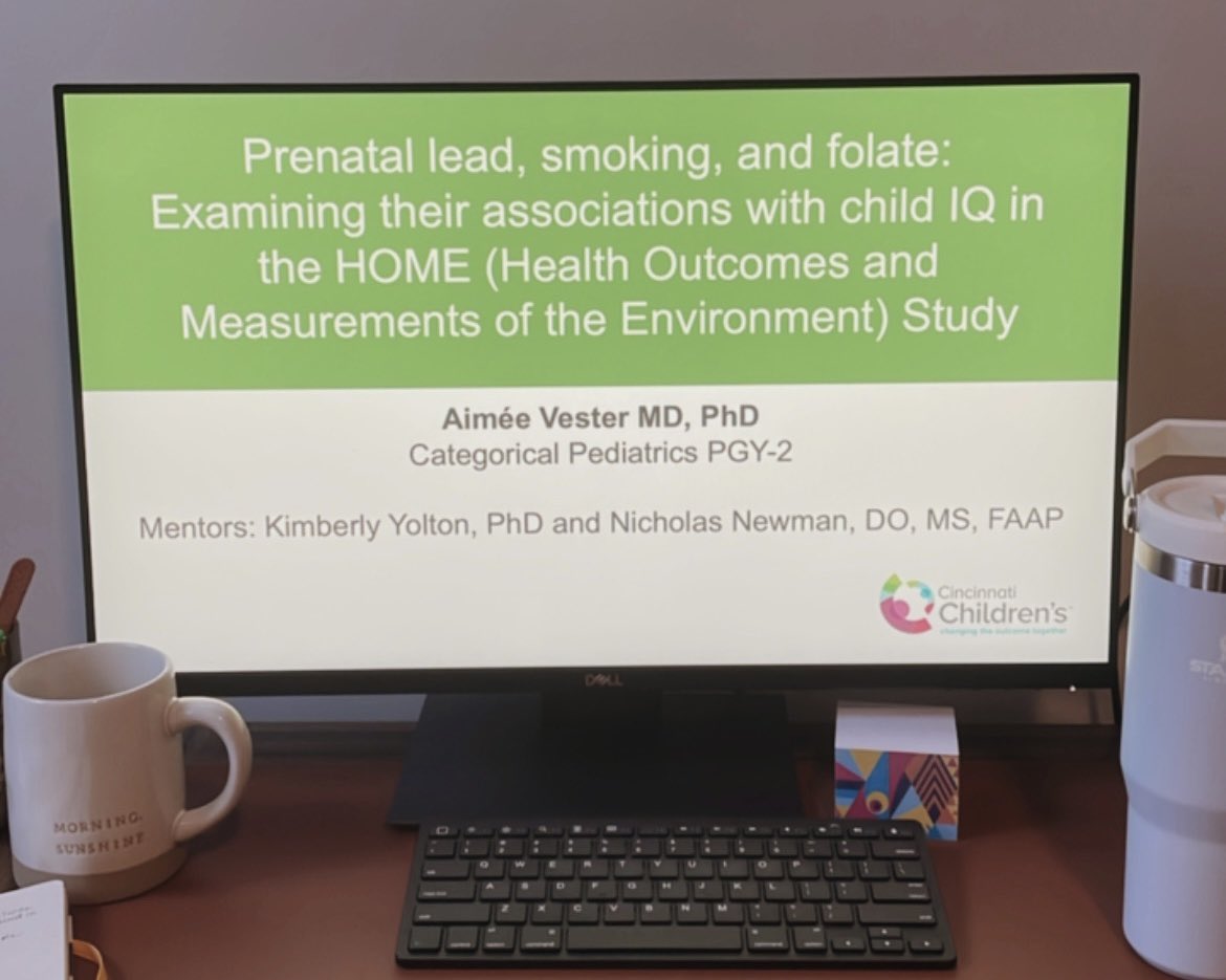 Prepping for Pratt! Look forward to presenting some early research work from the HOME Study at the @CincyPedsRes Pratt Research Symposium at 1:15pm today. Grateful for wonderful mentorship from Drs. @kim_dbl_y_phd and Nick Newman.