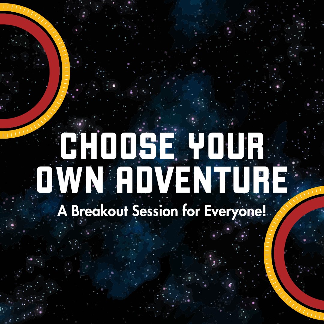 TweetFLAlibrary's tweet image. So many breakout sessions to choose from! Choose your own adventure here at the FLA Conference. Which breakout session are you most interested in? 

#FLACon23 #FloridaLibraryAssociation #FloridaLibriarans