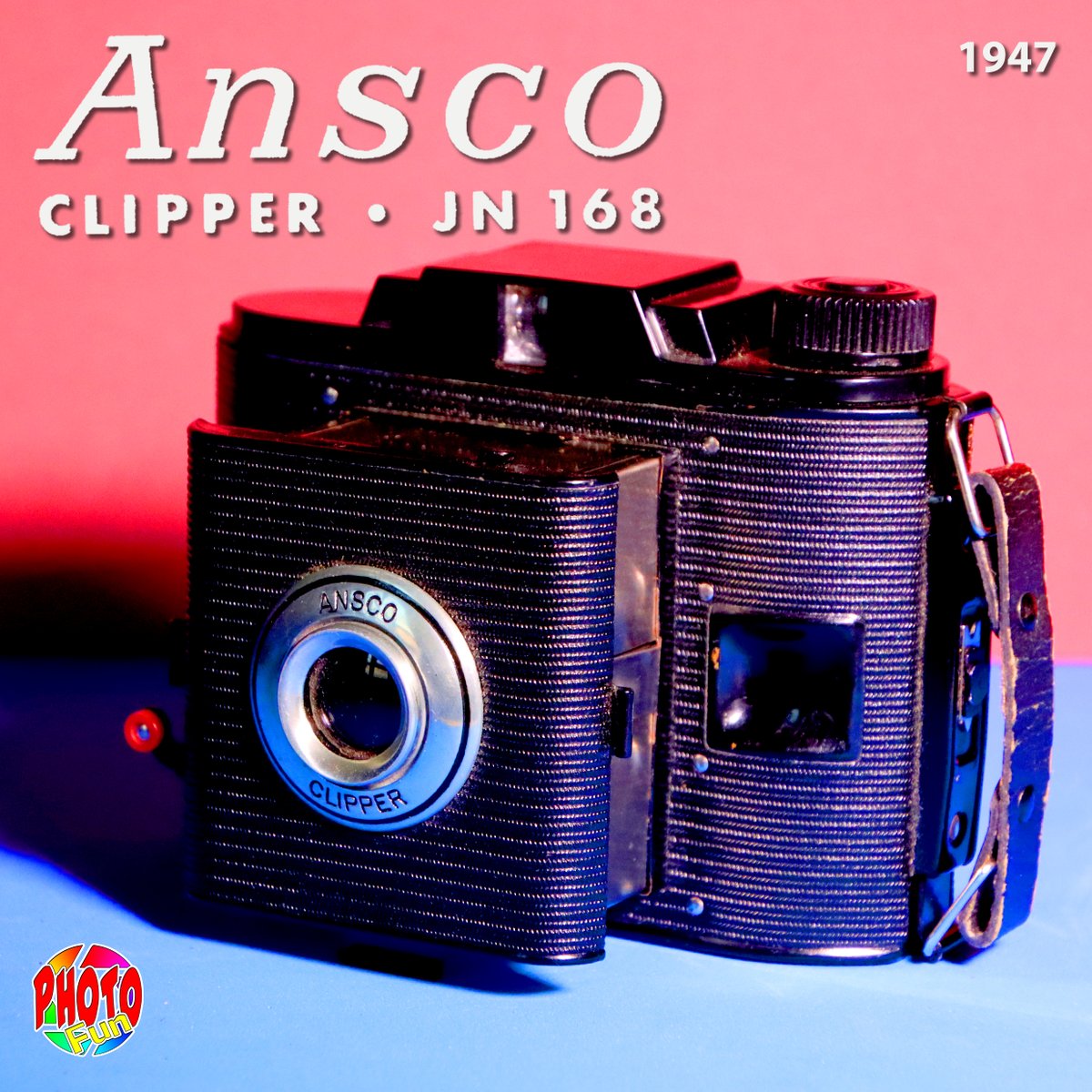 Ansco Clipper JN 168 1947 #616rollfilm #anscocamera #clippercamera #jn168 #photography #photocamera #1947 #rollfilm #analogphotography #photofun