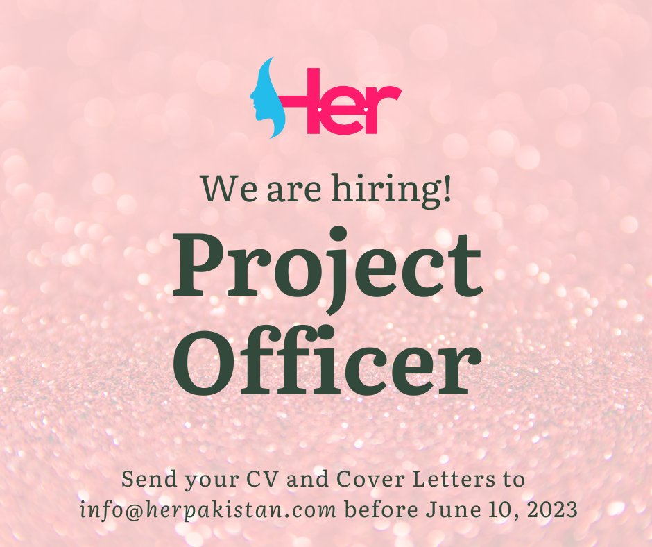 HER Pakistan is hiring a Project officer. This is a full-time position based in Karachi.

For detailed job description and to apply: shorturl.at/efSW3

#jobopportunity