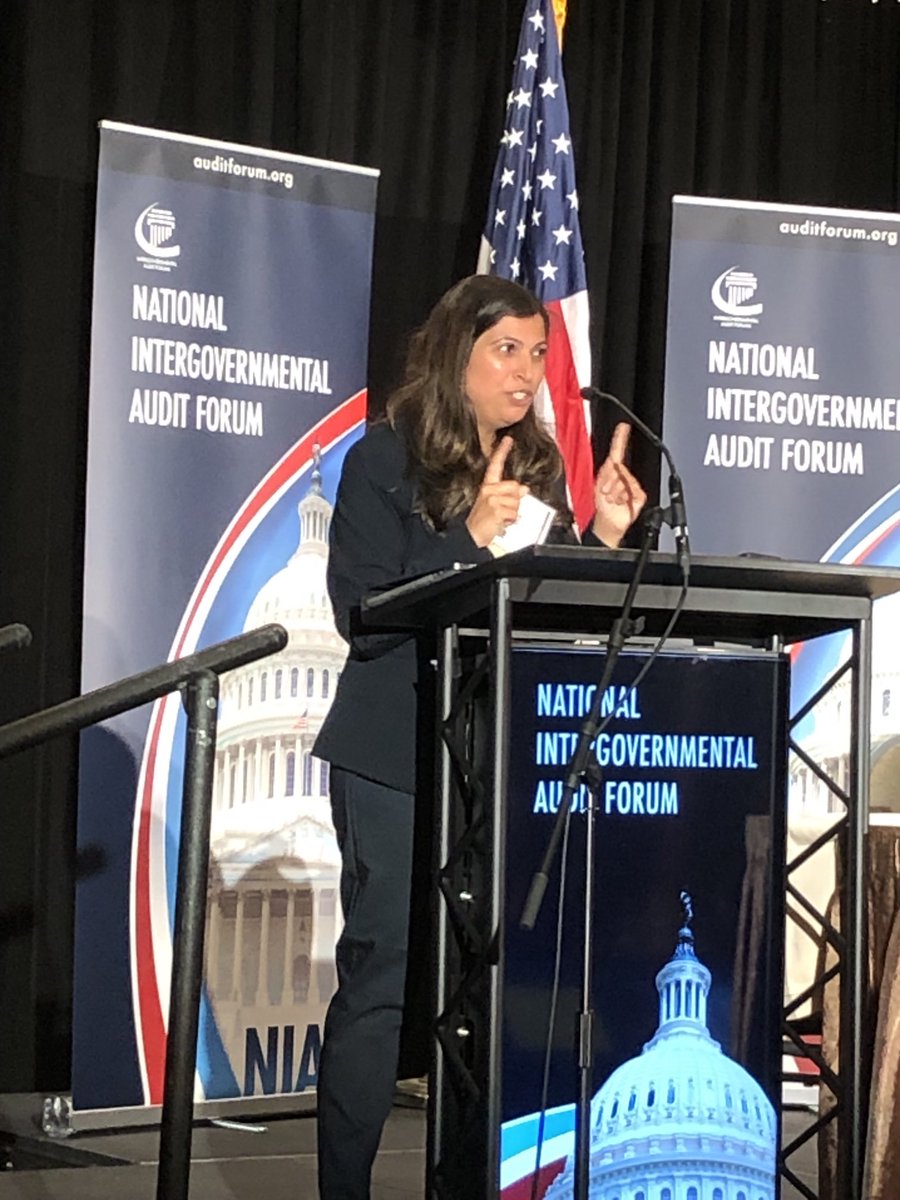 Farahnaaz Khakoo-Mausel of GAO with powerful examples of how to audit the use of artificial intelligence in government programs.