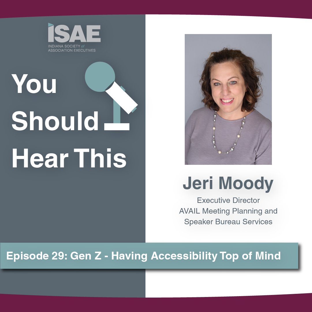 Attention event planners and organizers! Tune in to our latest "You Should Hear This" podcast episode featuring Jeri Moody, CMP, the Executive Director for AVAIL Meeting Planning and Speaker Bureau Services. Don't miss out on this informative conversation! bit.ly/41IuqtC