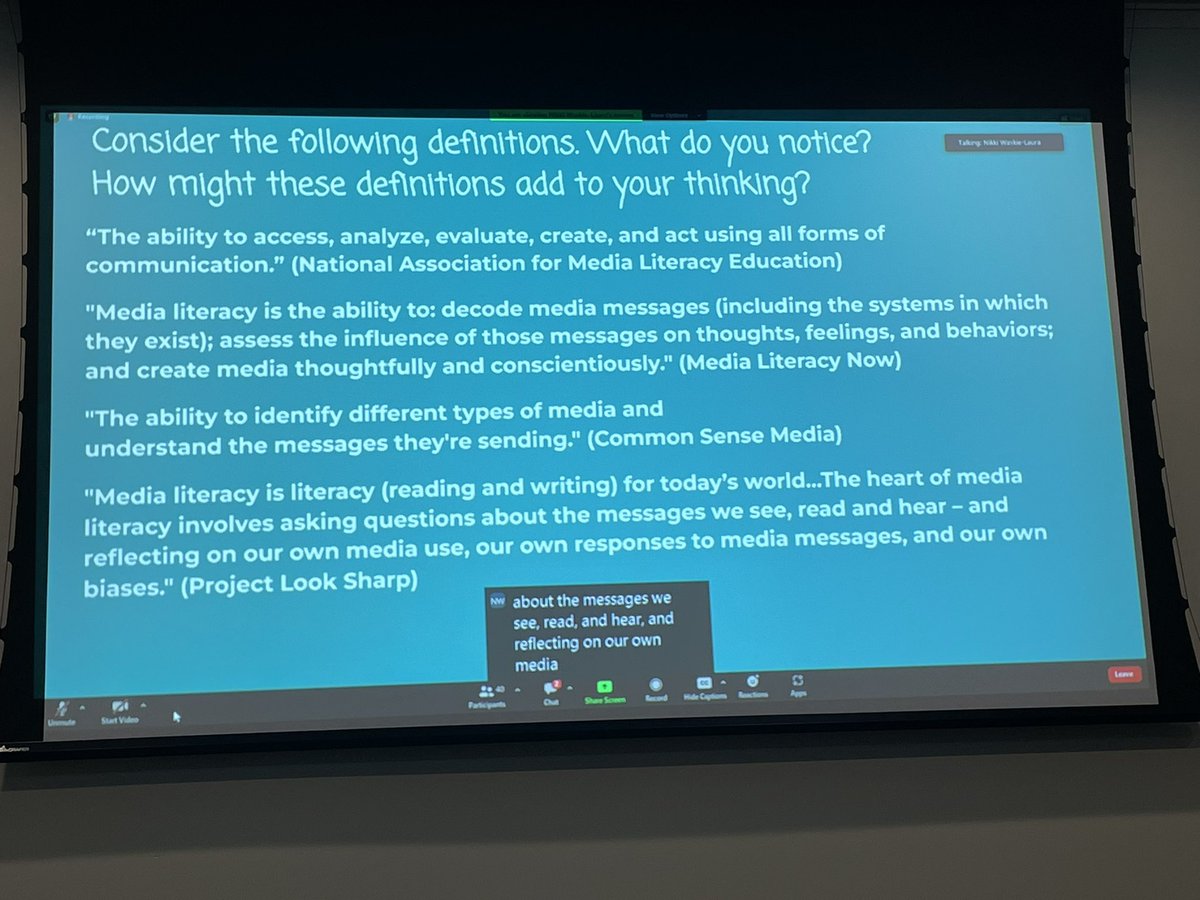ESBOCES SLS (@esuffolksls) on Twitter photo Definitions of #medialiteracy during <a href="/SLSA_NYS/">School Library Systems Association of NYS</a> statewide workshop on 5/17/23 thanks to @ithacalooksharp <a href="/MediaLiteracyEd/">NAMLE</a> <a href="/CommonSense/">Common Sense Media</a> <a href="/medialit_now/">MediaLiteracyNow.org</a> Definitions of #medialiteracy during <a href="/SLSA_NYS/">School Library Systems Association of NYS</a> statewide workshop on 5/17/23 thanks to @ithacalooksharp <a href="/MediaLiteracyEd/">NAMLE</a> <a href="/CommonSense/">Common Sense Media</a> <a href="/medialit_now/">MediaLiteracyNow.org</a>