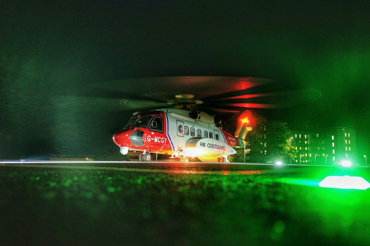 This shot from the perimeter of the helipad in the coastal town of Newquay in the U.K. 

A salute to the @HMCoastguard Coastguard  team. They are the true engine powering missions to rescue those in need, regardless of conditions or terrain. 

#ProudToBeBristow  #Newquay