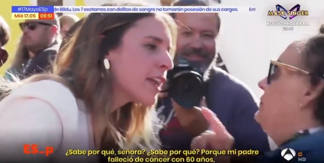 Benditapuntoeu's tweet photo. ⛔ BULO de @IreneMontero, a la pregunta de cómo pudo comprarse un chalet: "¿Sabe por qué? Porque mi padre falleció de cáncer con 60 años".

❌ FALSO: La propia Irene Montero admitía en un comunicado que para ello tuvo que pedir un préstamo a su padre.
https://t.co/PqwwSwxSfG https://t.co/V0nEx3pTQd