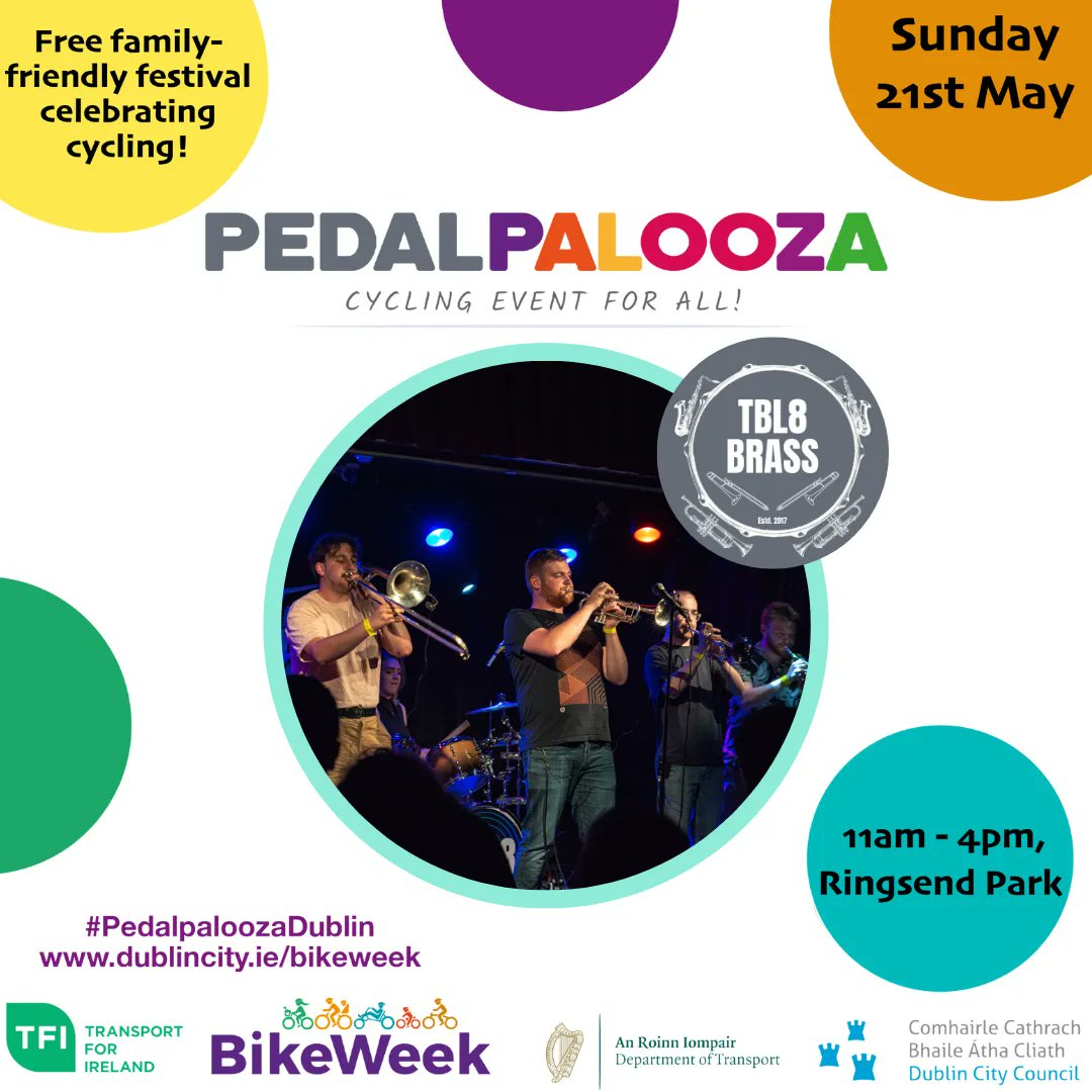 We're delighted to be joining in on #PedalpaloozaDublin this Sunday. Come down and enjoy some sunshine and a good buzz! 🚲