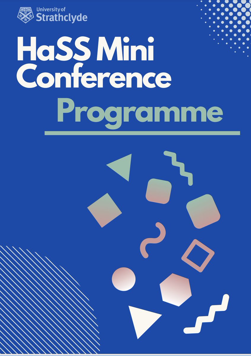 eclairenash's tweet photo. 🚨Check your inbox!🚨
The #hassminiconf programme is out now! I am genuinely so excited to hear about all the new and innovative research going on in @HaSSGradSchool. Can't wait to see you all there #wearehass https://t.co/RjBOrJqBUv
