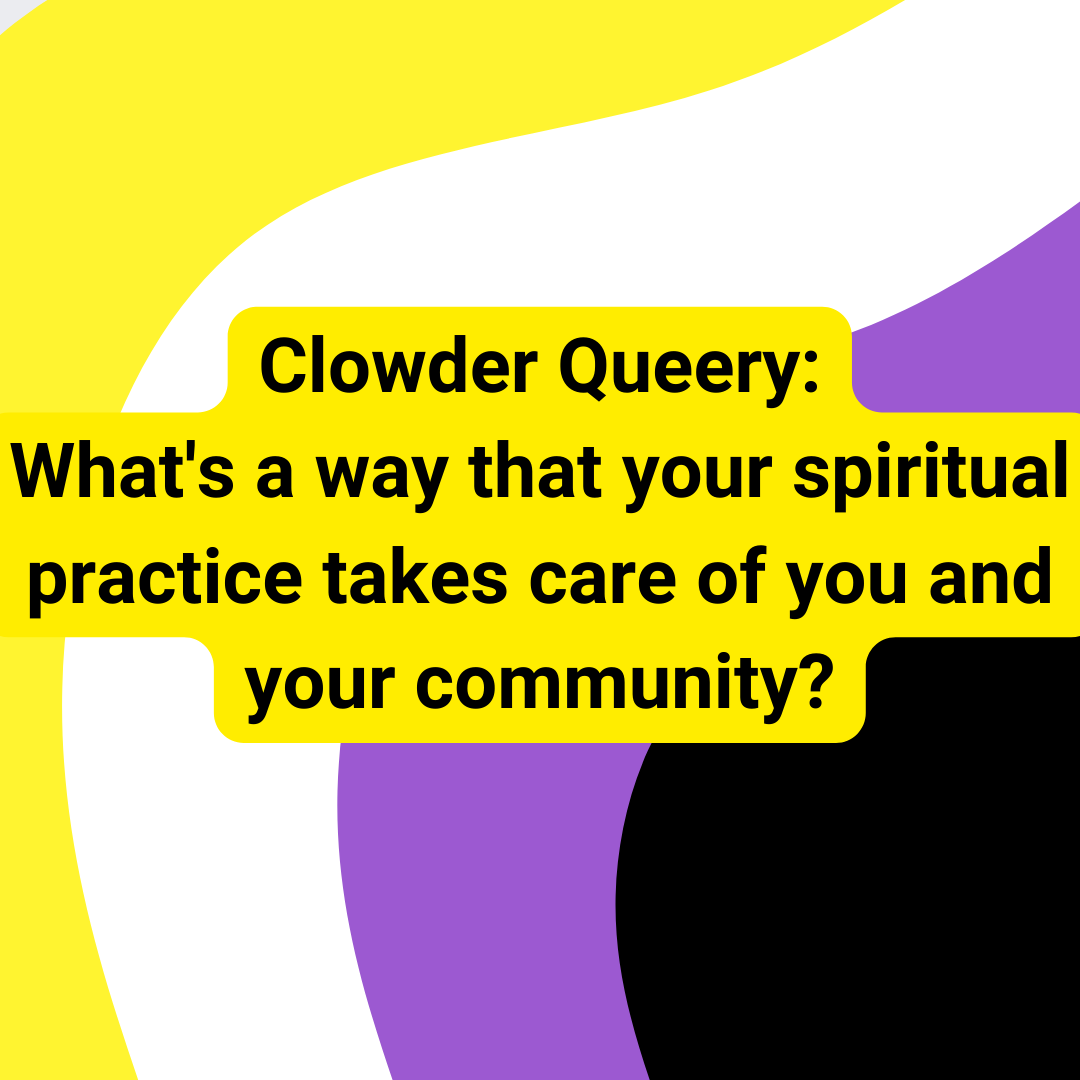 Did y'all enjoy our interview with <a href="/diandviation/">DvIAtioN 🧙🏿‍♀️</a> on Monday? Here's the Clowder Queery, discuss in the comments!

If you missed the livestream, keep an eye out for the Youtube and podcast versions this Friday!

#transpodcast #2slgbtqia #queer #spirituality