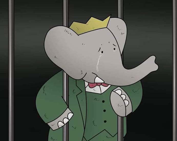 Babar behind bars ..

The two students who got detained on Tuesday, made a satirical song that criticized the police.

The song is actually inspired from a popular cartoon song, 'Babar the elephant', and activists on social media started sharing this pic below in solidarity.