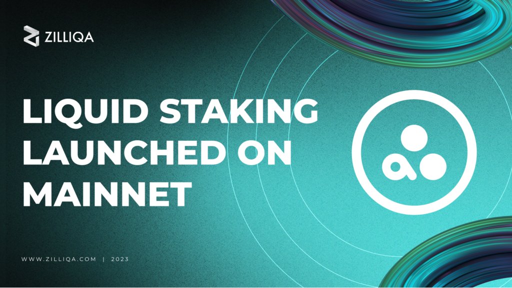 Avely Finance launches liquid staking on Zilliqa mainnet $ZIL #Zilliqa