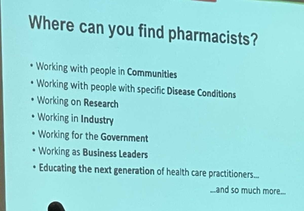 LynetteBBaker's tweet photo. Great start to #JCPP meeting with @AACPharmacy members @MSMcGivney and @tsorensenrx providing the context for “Pharmacists Contributions to Team-Based Care”! We have the opportunity to speak about being a pharmacist in a way that communicates who we are and not where we work! https://t.co/3FUn33rl7y