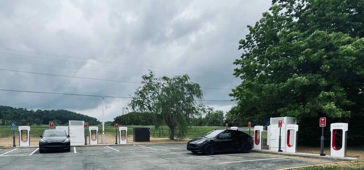 David888 on Twitter "RT TeslaCharging New Tesla Supercharger