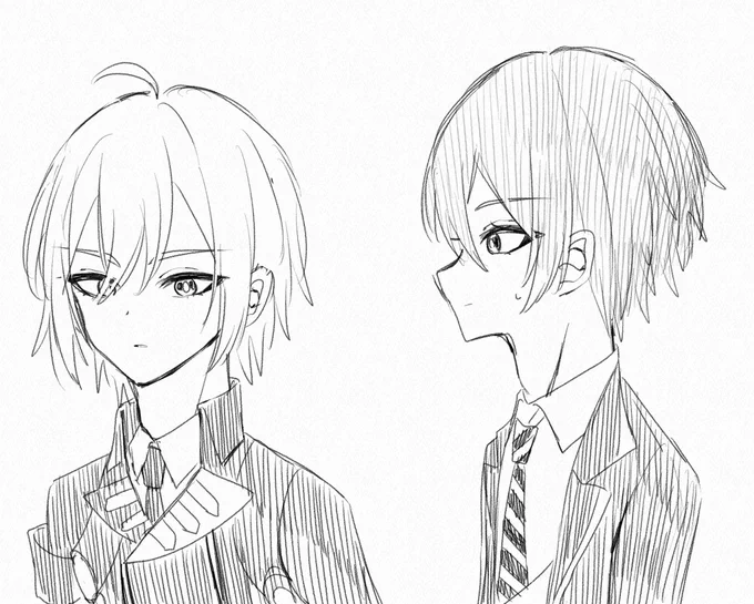 「夢の中で目覚めたシルバーと監督生が一緒に探検する」っていうシチュが見たいという落描き #イラスト
