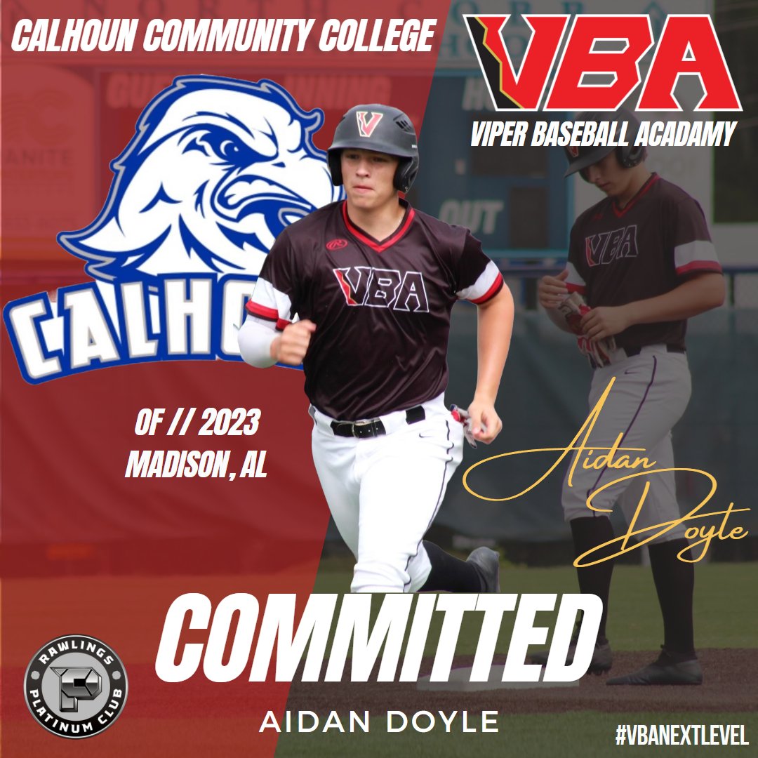 ViperBaseball_'s tweet photo. VBA to the Next Level. Congratulations to Aidan Doyle on signing with Calhoun Community College!
@AidanDoyle_2
@BJHSBaseball
@CalhounBaseball
#VBAFamily #Vipes #VBANextLevel https://t.co/njUybpduXb