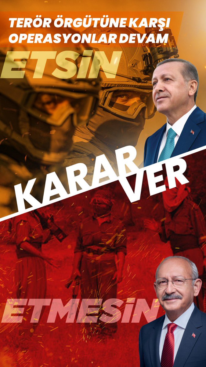 Siyasi görüşünü kenara bırakıp karar ver 🇹🇷