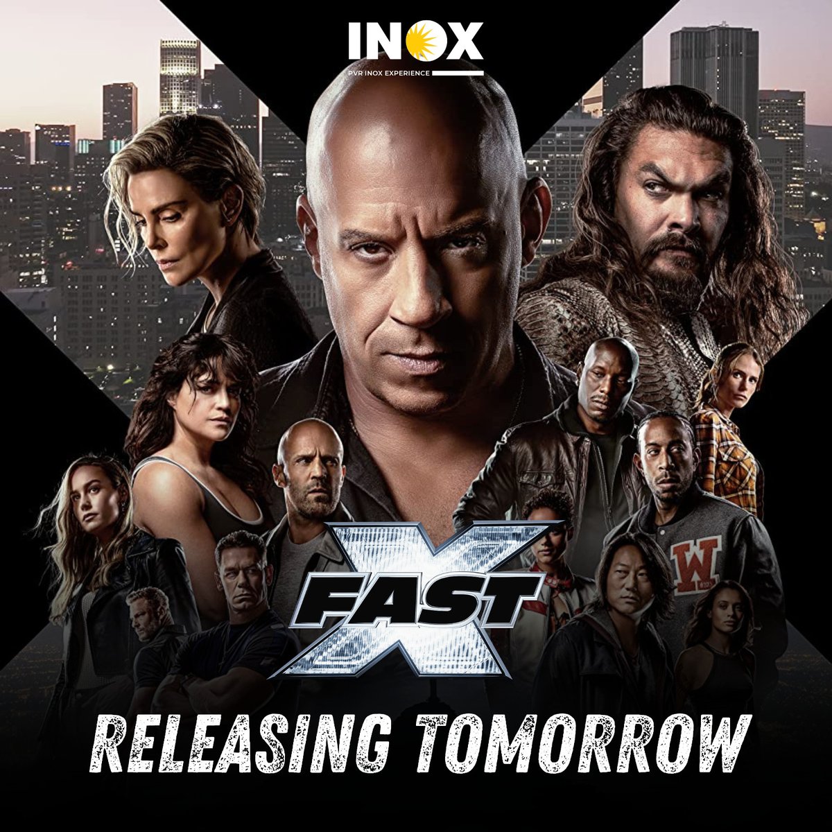 INOXMovies's tweet image. 🚀 Brace yourself for the ultimate rush! FastX hits INOX theaters TOMORROW! Don't miss out on the thrill ride of the year! 🎬🔥 

#FastX #INOX #LiveTheMovie