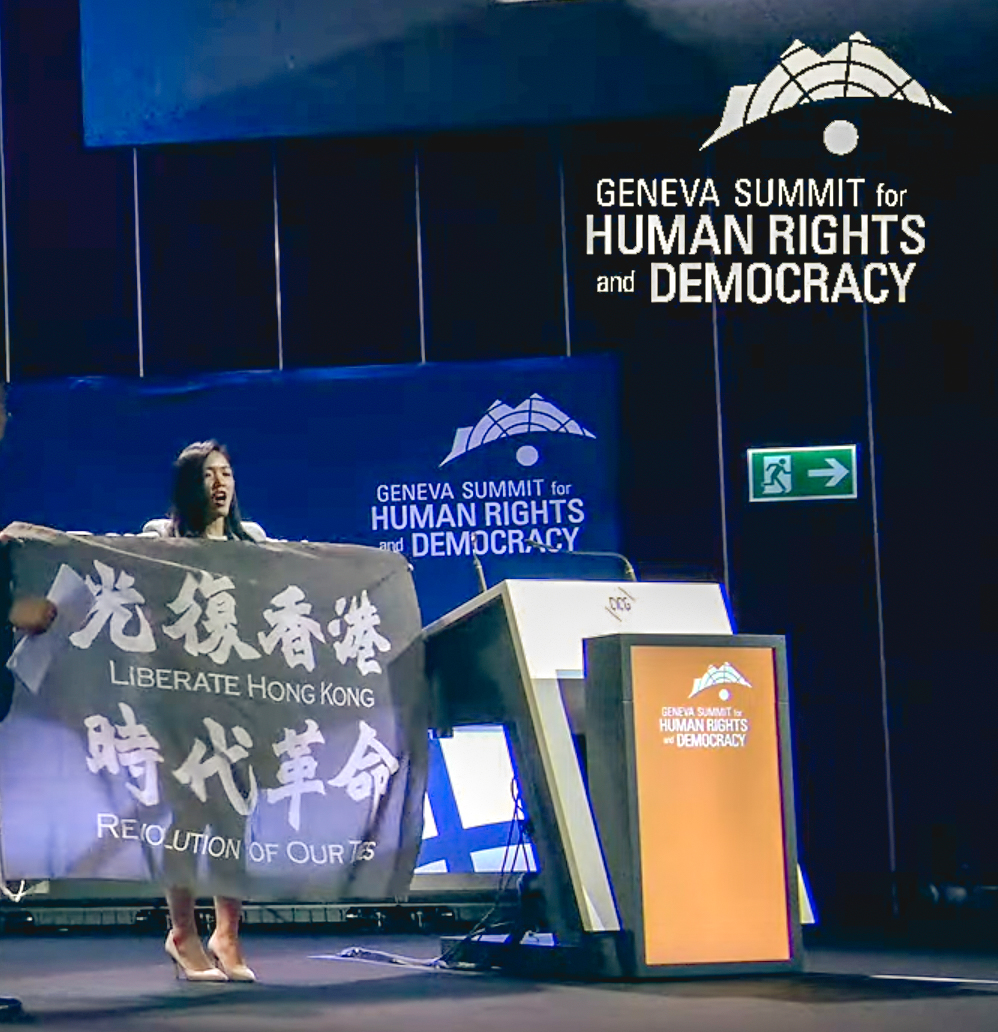 frances_hui's tweet photo. "Hong Kong has never been free." I thought hard for a line to describe #HongKong's plight to the audience of #GenevaSummit2023. Many ppl have mistaken Hong Kong as once a free society. But it has never been free under UK &amp; Chinese rule. Let me explain w/ a snip of my speech: 🧵 https://t.co/eRRYFTSd6s