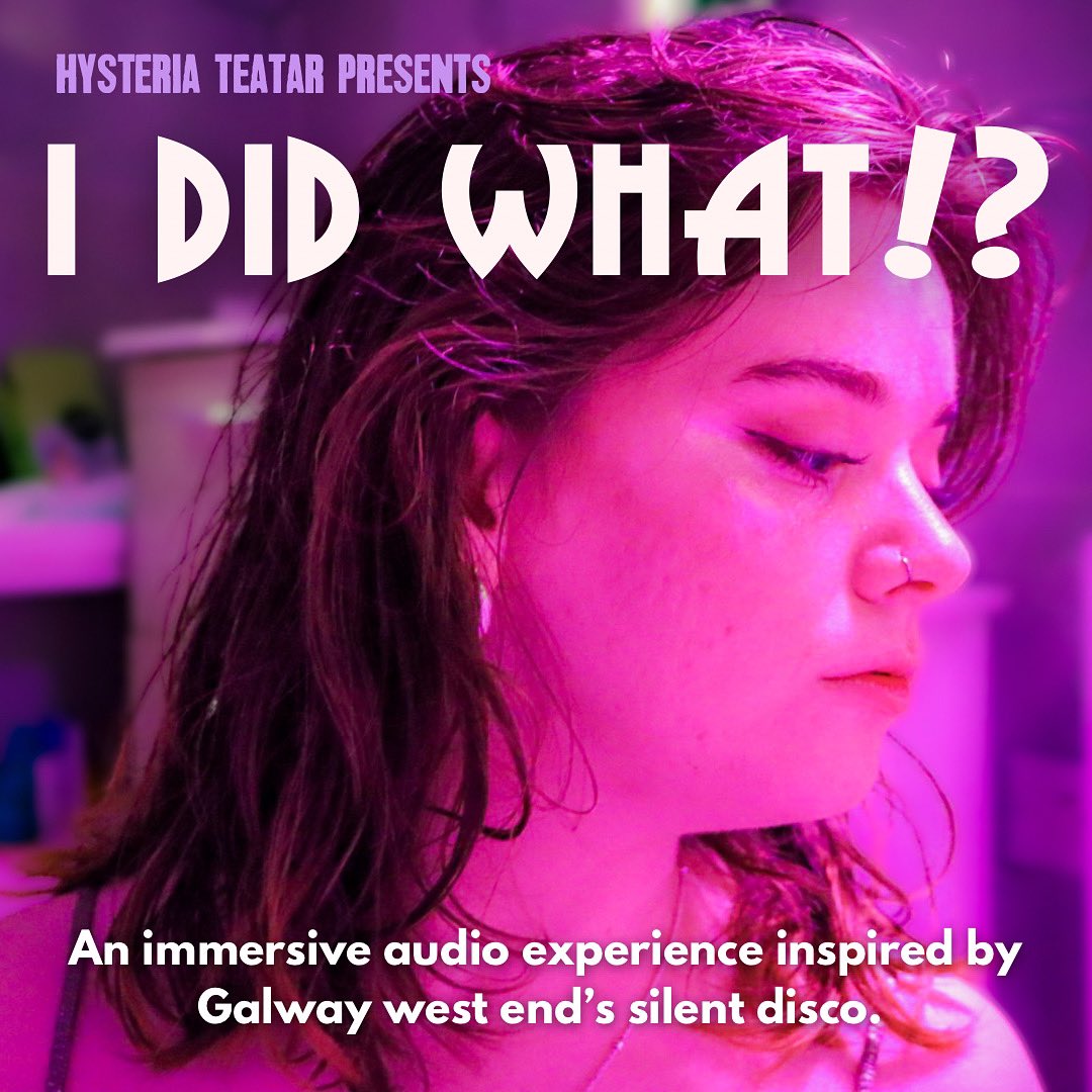 hysteriateatar's tweet photo. We all enjoy a good night out! But, what happens when the nights begin to blur into one? 🍻💊

Delve into the world of Allie and her friends on May 25th &amp; 28th @massimogalway 

🎟️ https://t.co/v4AOH0XW9X https://t.co/RCN5zcopHO
