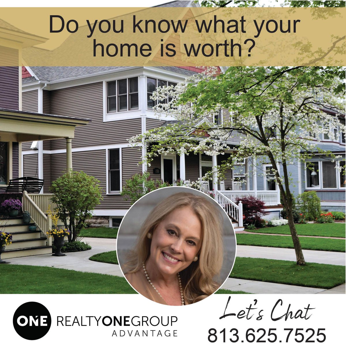 Do you know what your home is worth? 🏡

Call Vickie Mitchell with Realty ONE Group Advantage at 813-625-7525.

#icanhelpyoubuyorsell #realtor #realestate #buyingahome #sellingahome #vickiemitchellsellsFL #realtyonegroupadvantage #tampa #lutz #landolakesFL #tampabayrealestate...