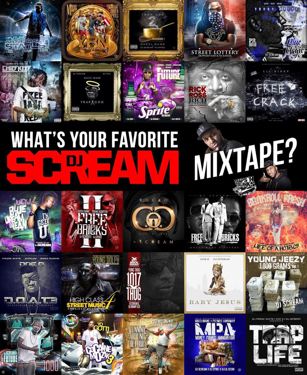 trapsntrunks's tweet image. What’s your favorite mixtape that @DJSCREAM hosted?! 🤔🔥🐐
  
Follow Traps N Trunks on IG: instagram.com/strictly4traps…