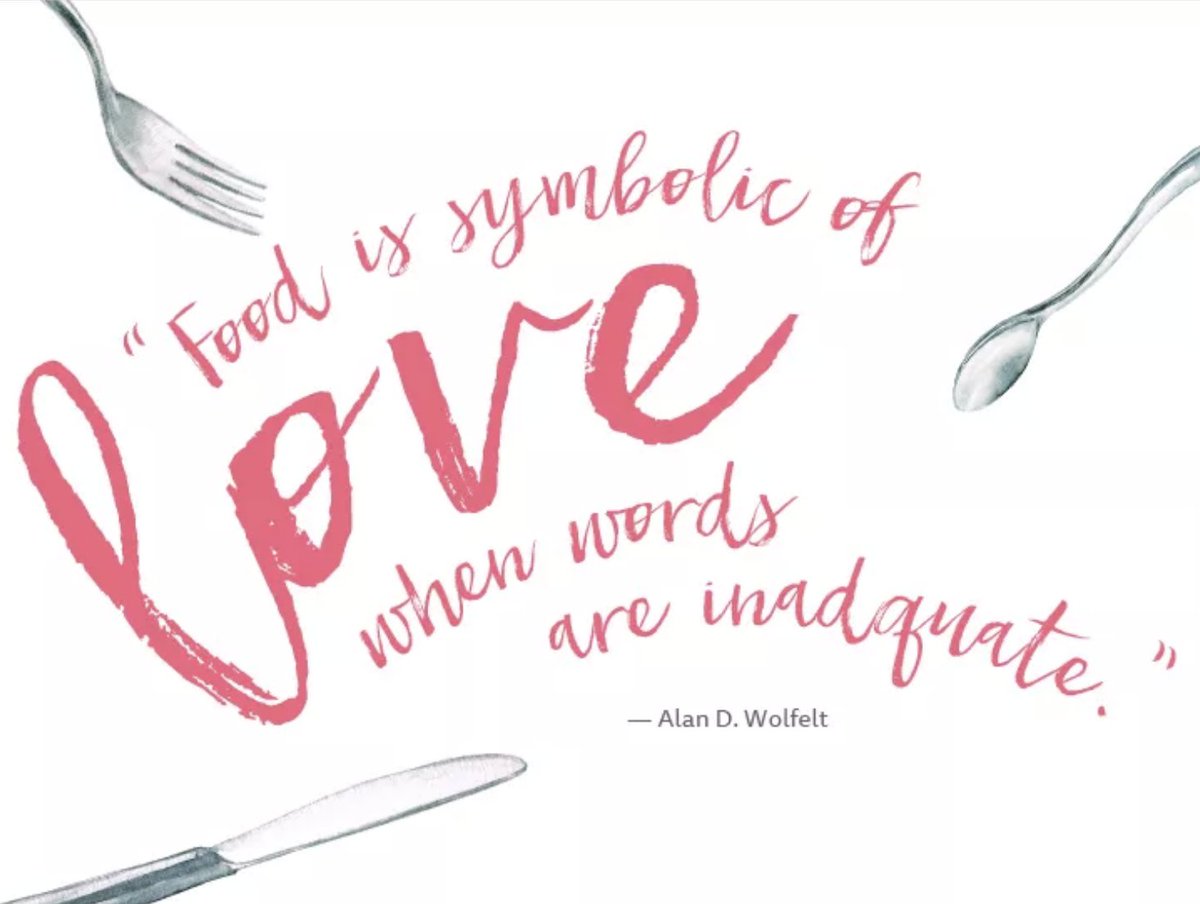 Do you agree? Food is my 'love language' and I love sharing it! Thank you for following along! Please retweet this if food is your love language too! #lovelanguage #favoritequotes #howipamperedchef