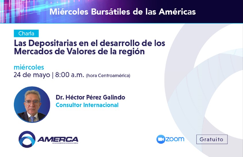 DCSX_co's tweet photo. Join us on May 24, for the next Miércoles Bursátiles de las Américas 2023: " The Role of Depositories in the Development of Securities Markets in the Region" 
👉https://t.co/RLvlTyGyt4

@BolsaValoresSV
@LatinexBolsa
@BVGEcuador
@BVdNicaragua
@valoresbvq
@bolsard
@bvnsagt
@BolsaCR https://t.co/Mdx4MgsbOg
