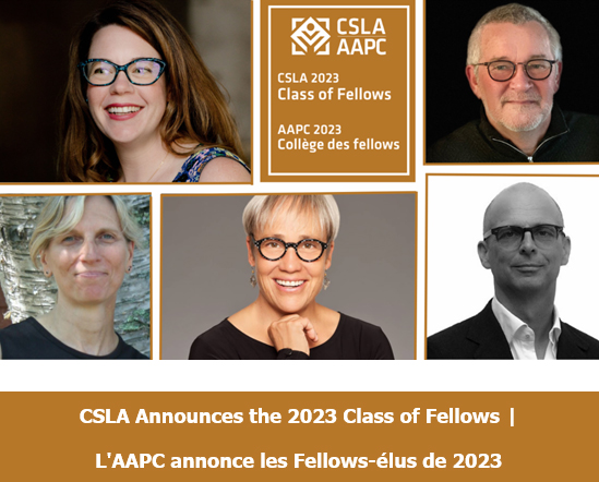 We're thrilled to announce that JRS Managing Principal Wayne Swanton has been named to the <a href="/CSLA_AAPC/">CSLA/AAPC</a> College of Fellows! The highest honour of the CSLA, the College recognizes outstanding contributions to the field of landscape architecture in Canada. csla-aapc.ca/awards/2023-cl…
