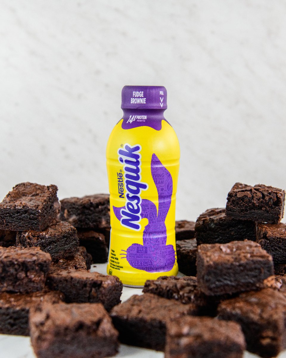 Nesquik on Twitter "Have you said hi to Fudge Brownie yet? 👋"