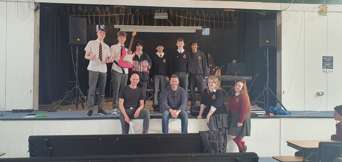 Final rehearsals are underway for PSN Live tonight. A big thank you to Mr Weafer and Mr Lyons for all their enthusiasm and encouragement. The show is sold out and is bound to be an exciting night. #meas #Díograis #PSNLive