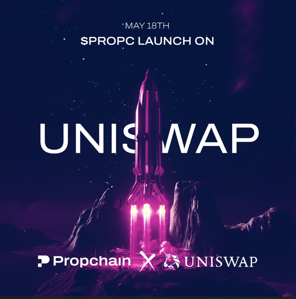 PropChainGlobal's tweet photo. Thrilled to announce that the native token of #Propchain is getting listed on @Uniswap TOMORROW at 12 PM UTC! 🔥

Get ready to trade $PROPC and join us as we hit one of our biggest milestones till date!
👉 https://t.co/3tprhTCHAi https://t.co/wieF27ESVU