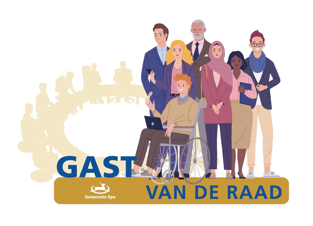 GemeenteEpe's tweet photo. Wil jij op donderdagavond 15 juni Gast van de raad zijn? Je krijgt uitleg over hoe de gemeenteraad werkt en kunt daarna een deel van een raadsvergadering volgen vanaf de publieke tribune. Meer weten en aanmelden? Kijk op👉https://t.co/RYz6CS21s5 #gemeenteraad #gemeenteepe https://t.co/1Ruu3zhQW5