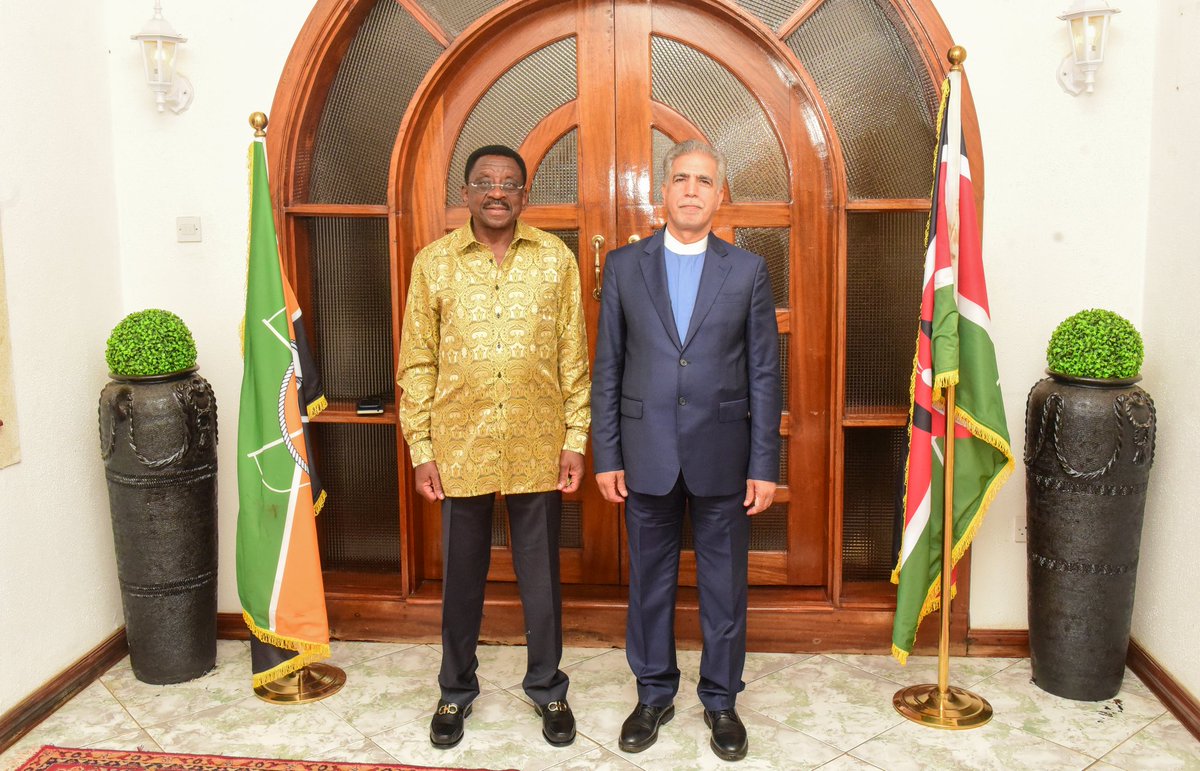 orengo_james's tweet photo. I had a fruitful discussion with H.E Jafar Baramaki, Ambassador of the Islamic Republic of Iran to Kenya touching on a wide range of issues such as Health and Agriculture. https://t.co/Ue7GF1ic6x
