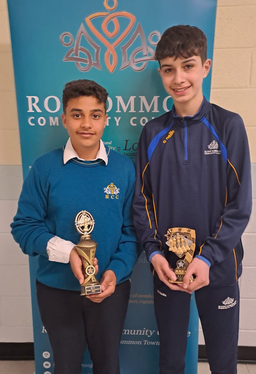 RosComCol's tweet photo. Chess Tournament Finals were the order of the day at RCC. After 10 weeks and 2 spectacular finals the RCC Chess Champions were crowned @GRETBOfficial https://t.co/2UEqX5YCND