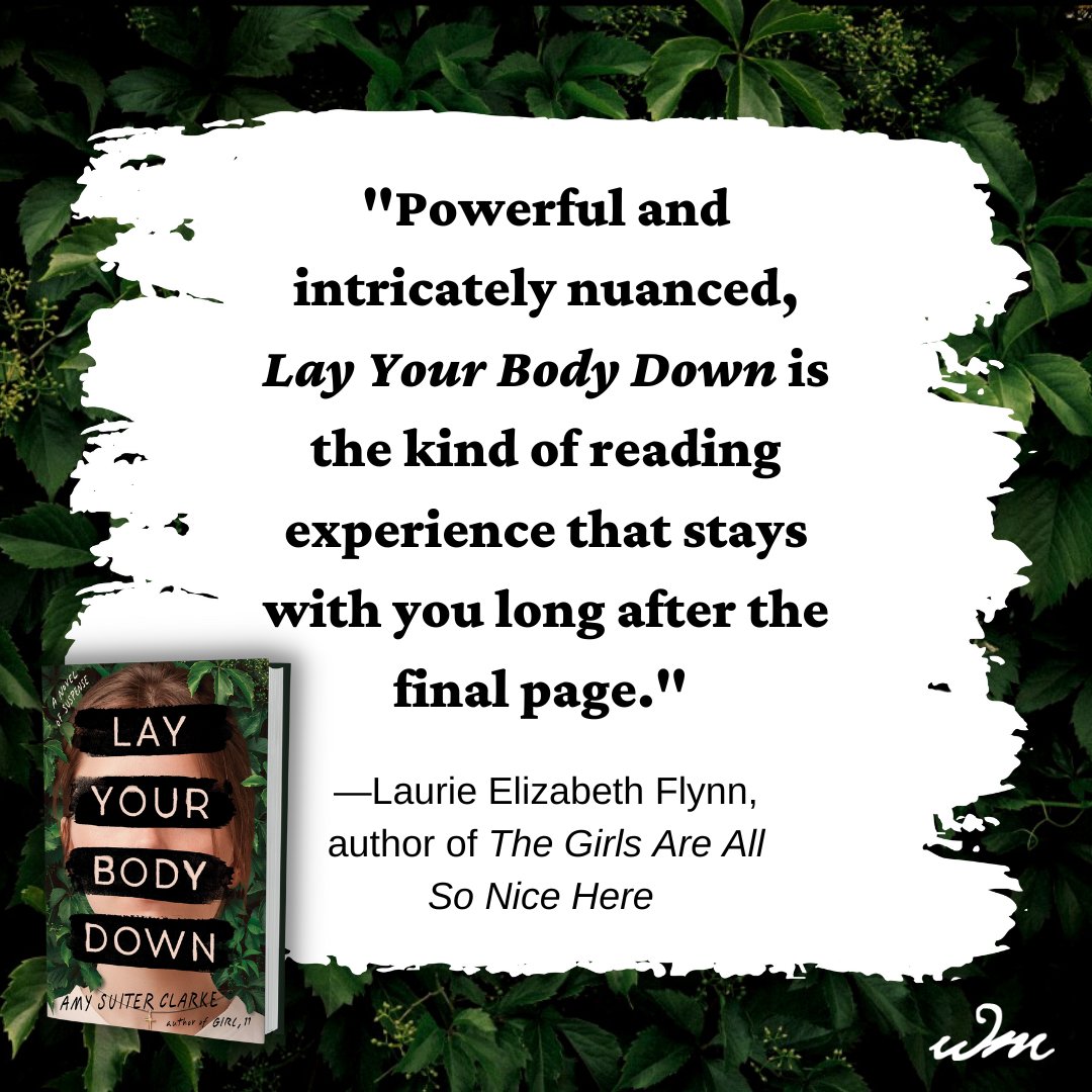 WmMorrowBooks's tweet photo. When Del's ex dies under mysterious circumstances, she's determined to cut through the lies of her hometown's mega-church—even if it means confronting the religious trauma she’s spent years trying to bury. Pre-order #LayYourBodyDown by @asuiterclarke: https://t.co/TZ6LyvtVOn https://t.co/3TEYs3lVla