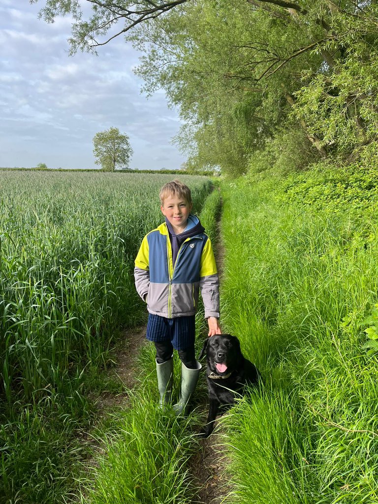 We are loving the way everyone’s rising to the #walktoschool challenge! Here’s one of the team walking from the next village - what a lovely way to start the day! Please send in your photos of your journeys! @livingstreets