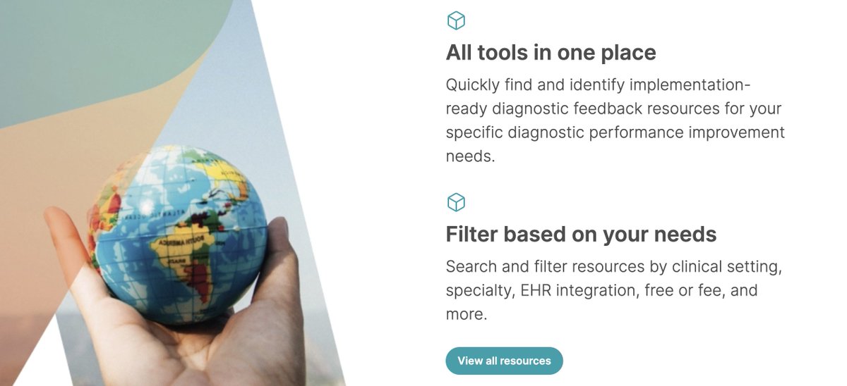 GoodDx_org's tweet photo. Diagnostic feedback is critical to achieving diagnostic excellence and better patient care. https://t.co/toE1QceEut, an online library of diagnostic performance feedback resources, helps diagnosticians easily find tools that align with their mission toward diagnostic excellence. https://t.co/AvUB0ppNR0