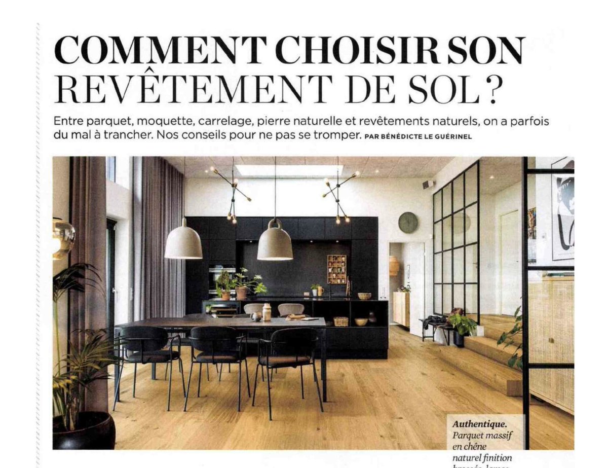 #parutionpresse
Les revêtements de sol #bjelin à l'honneur dans le dernier sujet revêtement de #sol du <a href="/lejournaldlm/">Journal de la Maison</a> (édition d'avril) 😍
Merci à Bénédicte le Guérinel ! 
#bjelin #flooring #woodflor #décoration #relationspresse