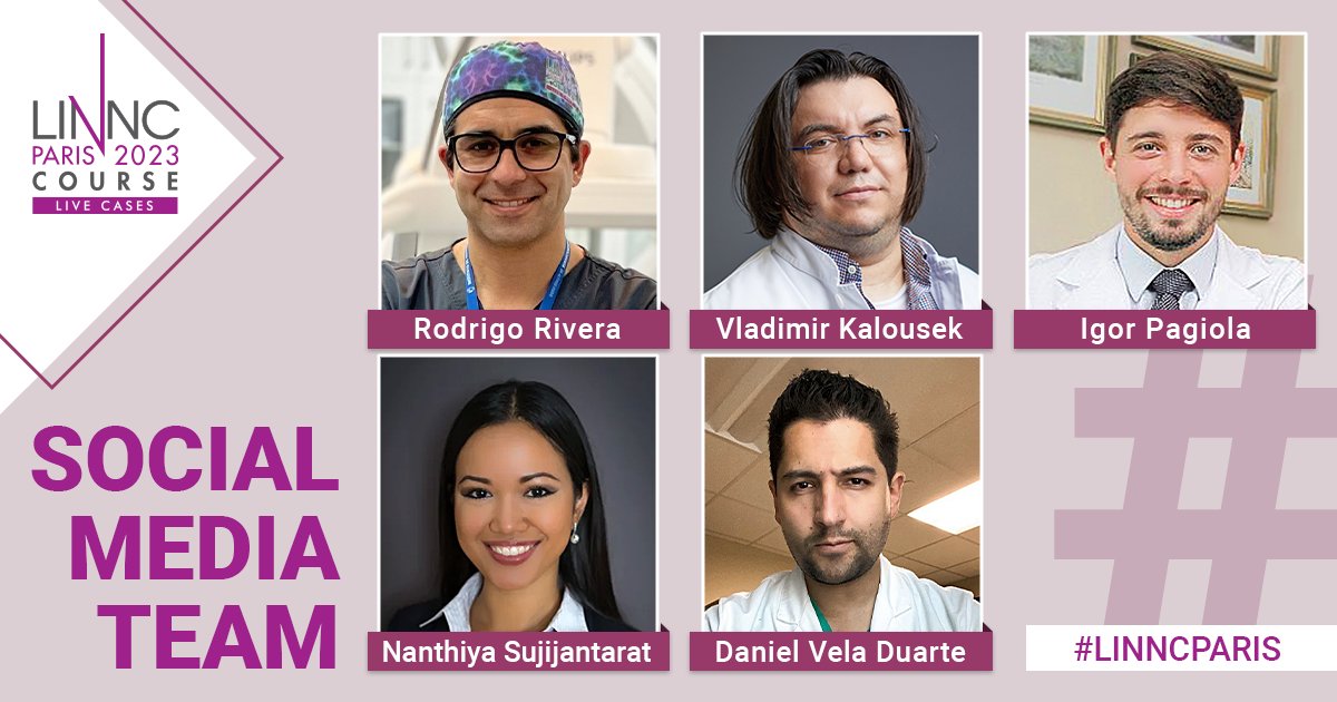 Meet the #LINNCParis 2023 Social Media Dream Team feat. @neurofox, @VladoKZg, @IPagiola, @sujijantaratMD, and @DanielVelaMD! They'll curate an electrifying presence on social networks, making you feel the Course's energy, innovation & sheer excitement! ow.ly/zh6P50Oq3az