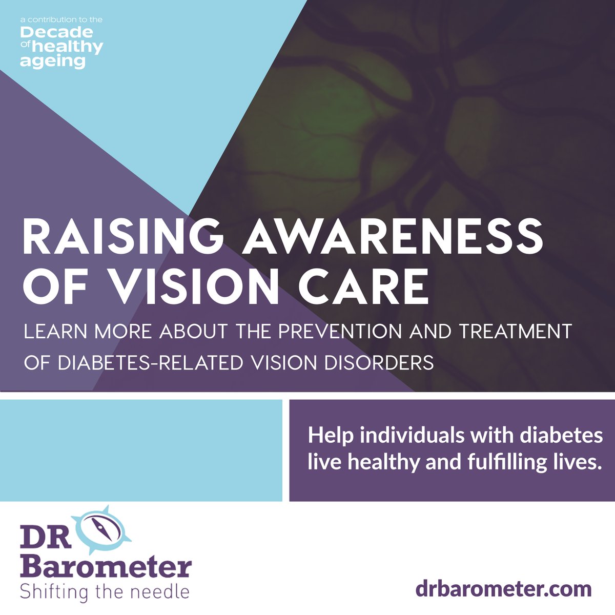 IFAgeing's tweet photo. This #VisionHealthMonth, explores how the #DRBarometer is mobilizing evidence to action through collaboration and knowledge exchange to improve the vision health of patients with diabetes.
https://t.co/BxHG1BxvDe
#DiabeticRetinopathy #DiabeticMacularEdema #healthyageing https://t.co/gIjolfCwd8