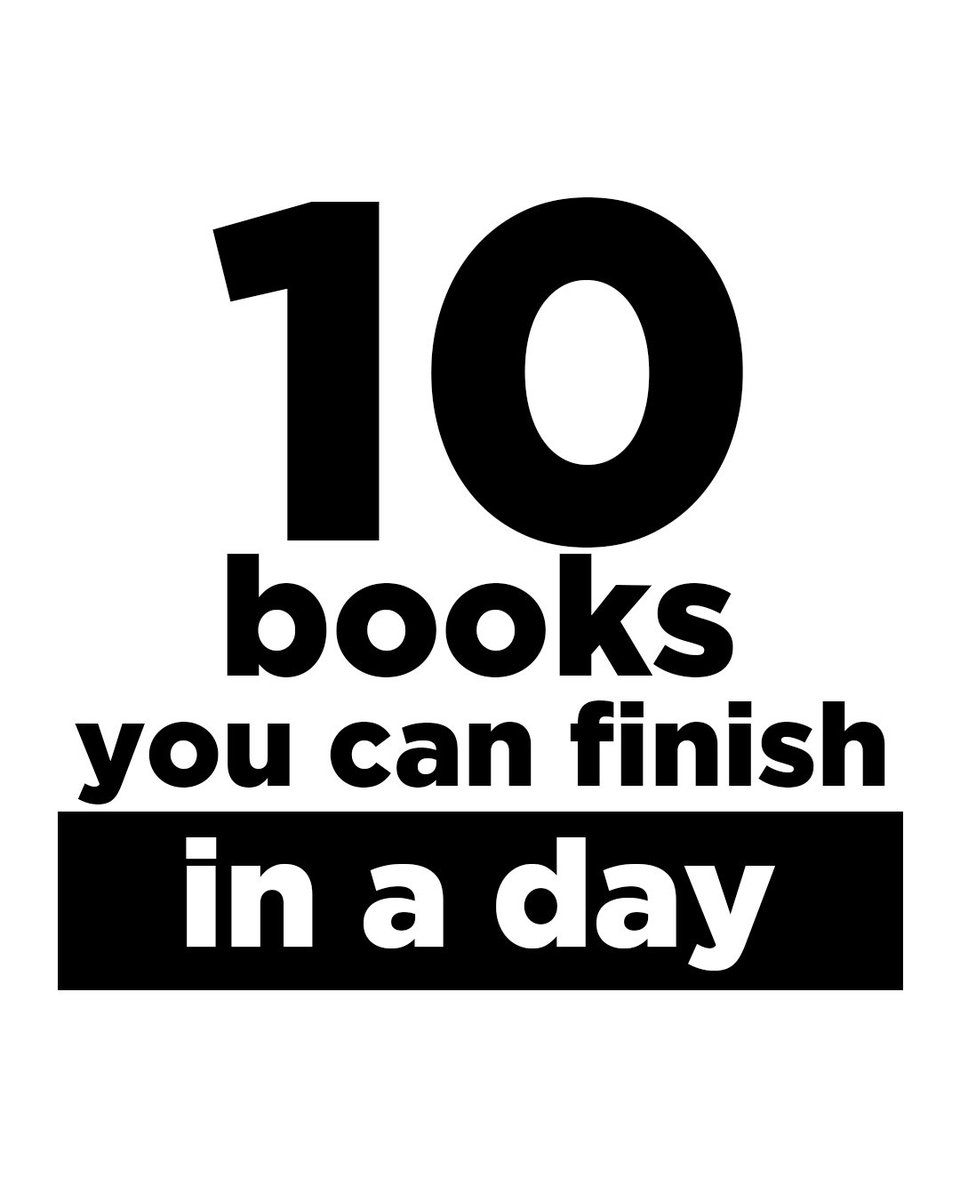 10 Books You Can Finish In A Day thread Thread From Library Mindset 10-books-you-can-finish-in-a-day-thread-thread-from-library-mindset