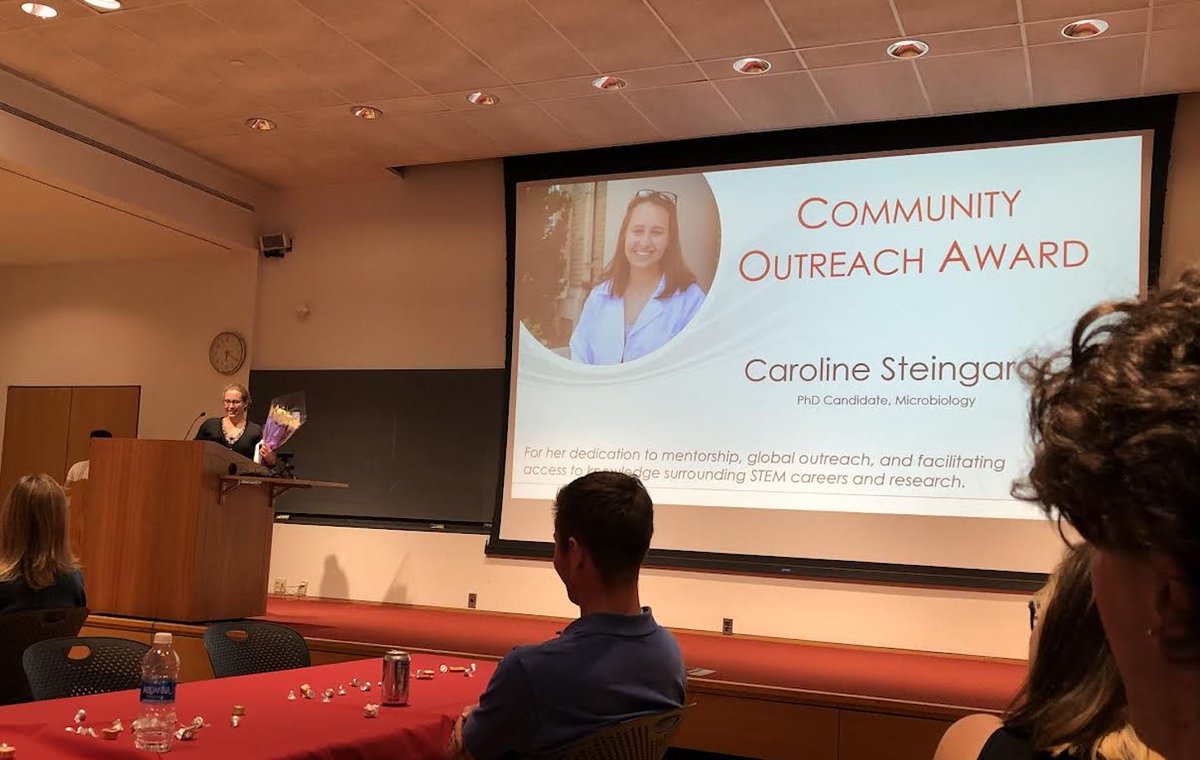 I am so honored that I was selected to receive the Community Outreach Award from @CornellOISE and the  <a href="/CornellGrad/">Cornell Grad School</a> Diversity Council for my work on Write a Researcher. Running this program wouldn't have been possible without the hundreds of participants and volunteers worldwide!