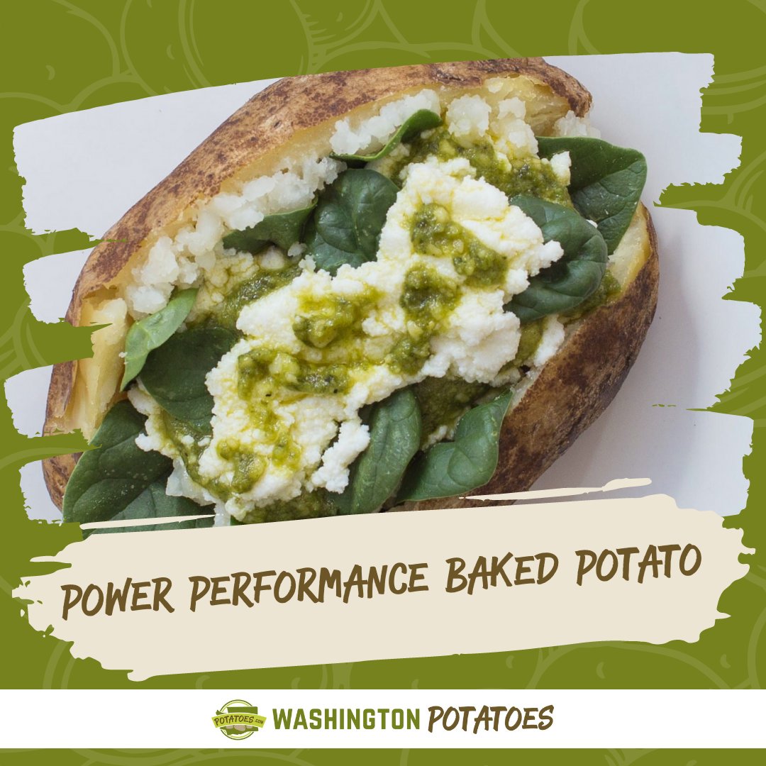 Looking for a quick &amp; nutrient-packed meal? Try out this power potato with your #KidsInTheKitchen! 💪🥬 Recipe coming soon...👀