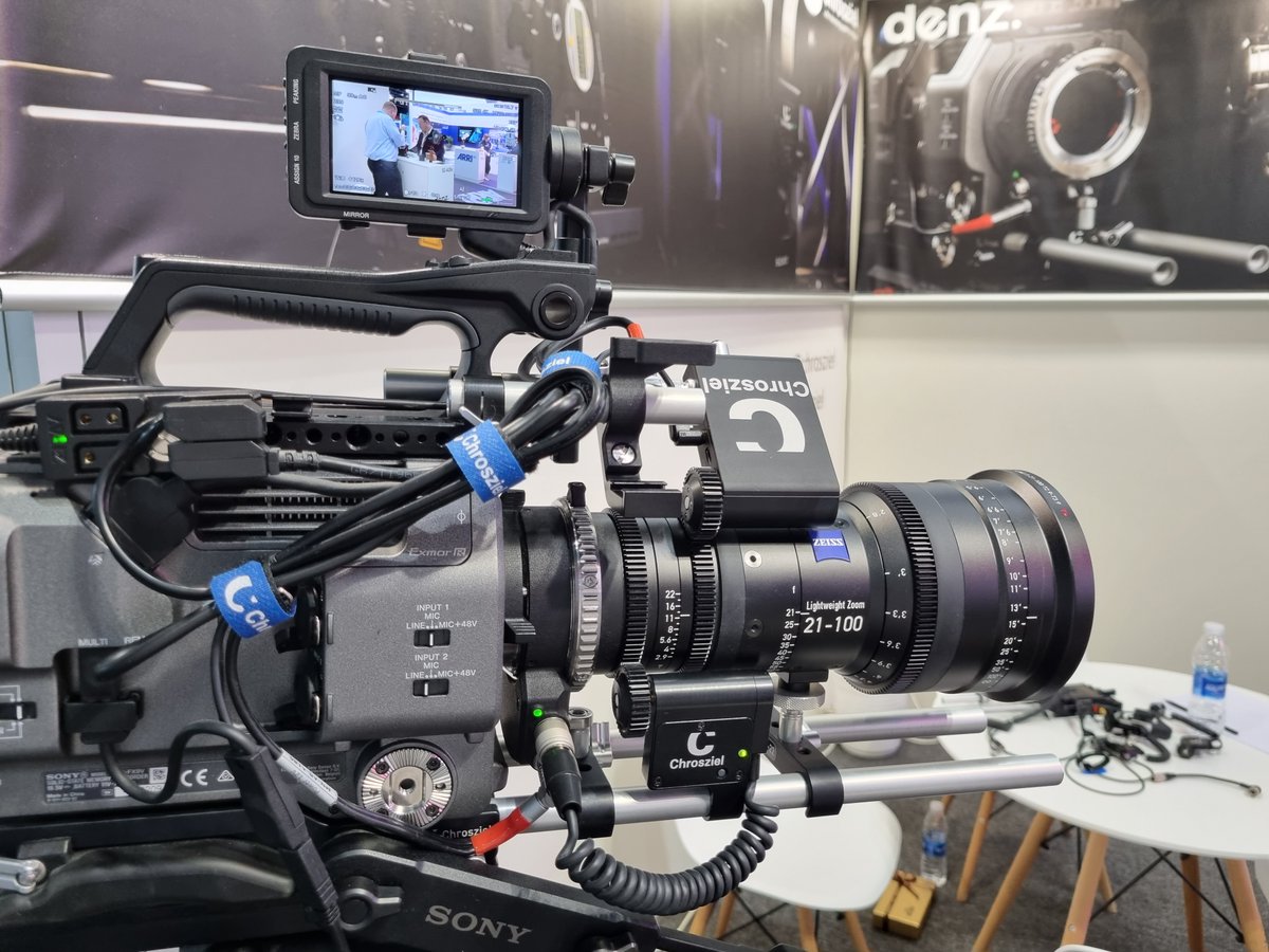 Check out the FR7 Zoom motor, universal zoom motor for <a href="/SonyProUSA/">Sony Professional | US & Canada</a> FX6/9/Lanc, Universal Lensport Iris motor and DENZ lens checker, flange depth checker and Director's Viewfinder at CABSAT Dubai taking place this week.