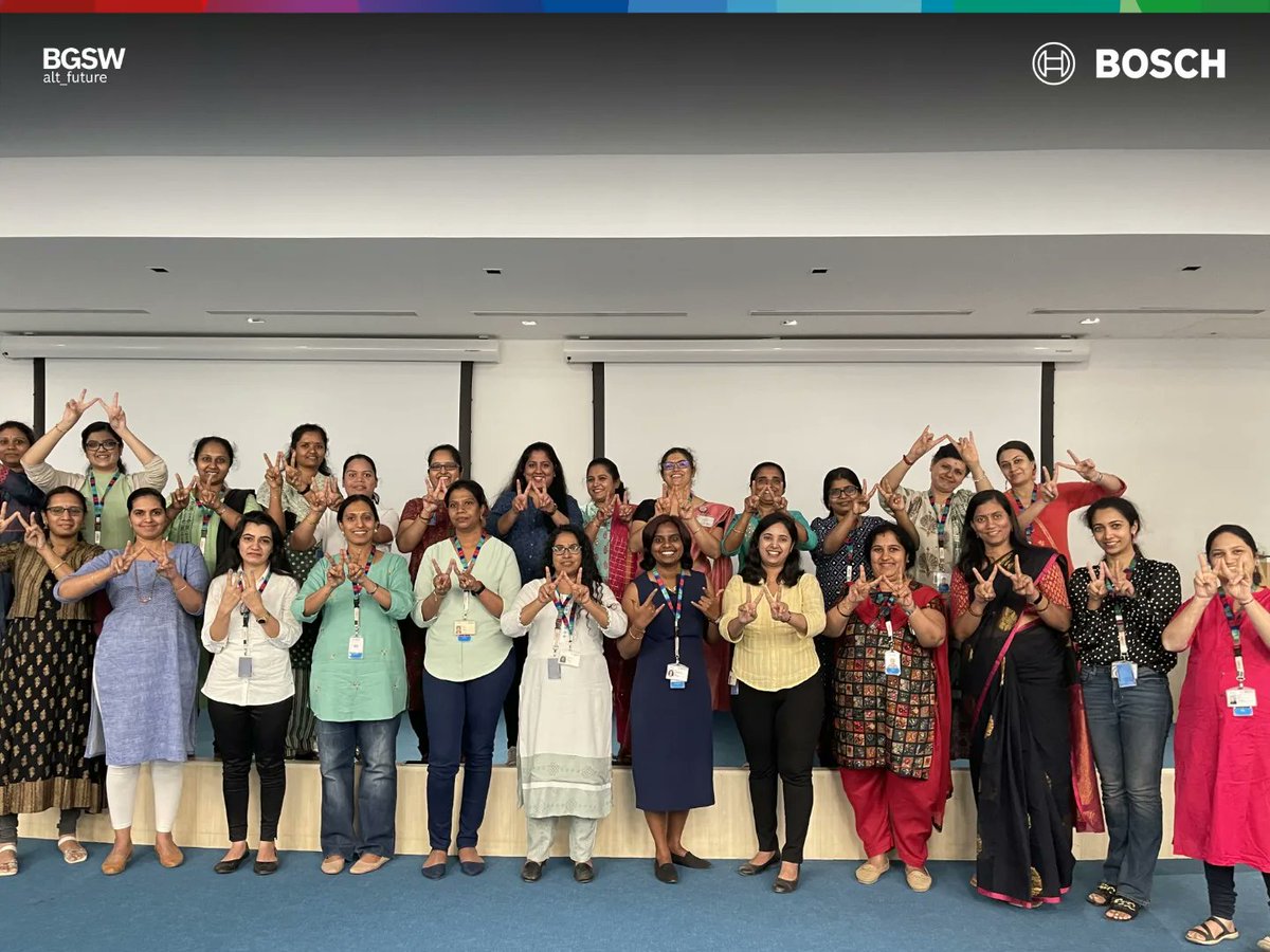 BoschSoftware's tweet photo. ‘Winning with Women’ is a self-driven network of women at #BGSW that enables and empowers women associates to hone their leadership skills. Here is a glimpse of a recent cohort that came together as they concluded the initiative.
#alt_future https://t.co/LajWePAOLe