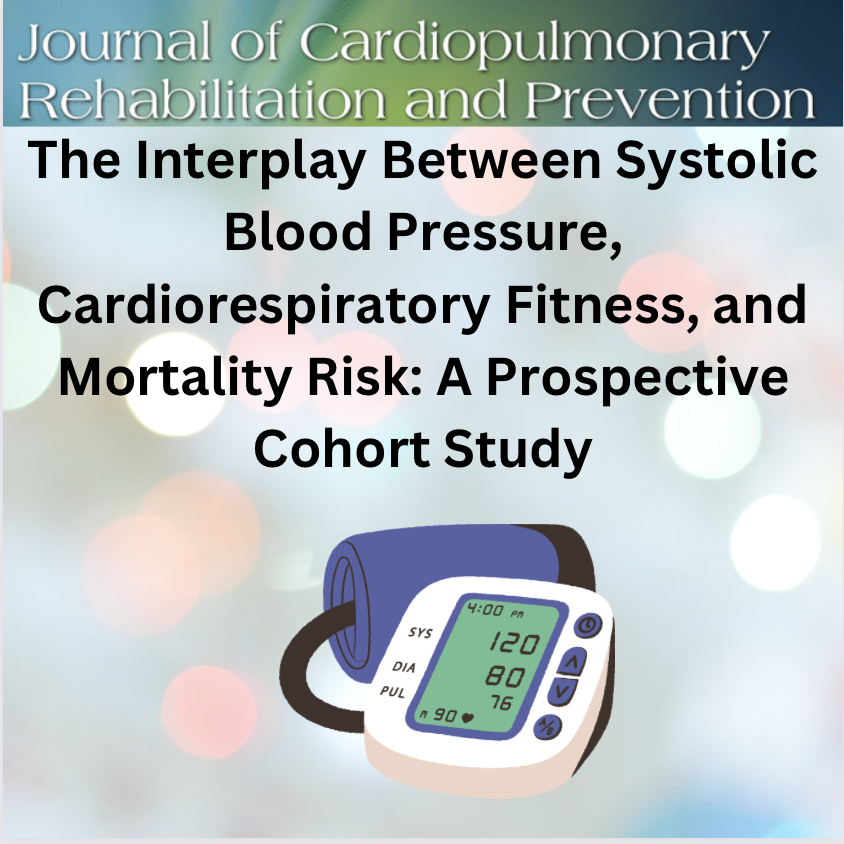 JCRPjrnl's tweet photo. Don't miss this research letter by Dr. Kunutsor et al. as they discuss whether or not higher levels of CRF reduce or mitigate the adverse effect of high SBP on mortality using a cohort of middle-aged and older men. Learn more here: https://t.co/KapdxEfRop https://t.co/wy9UmsxKyN
