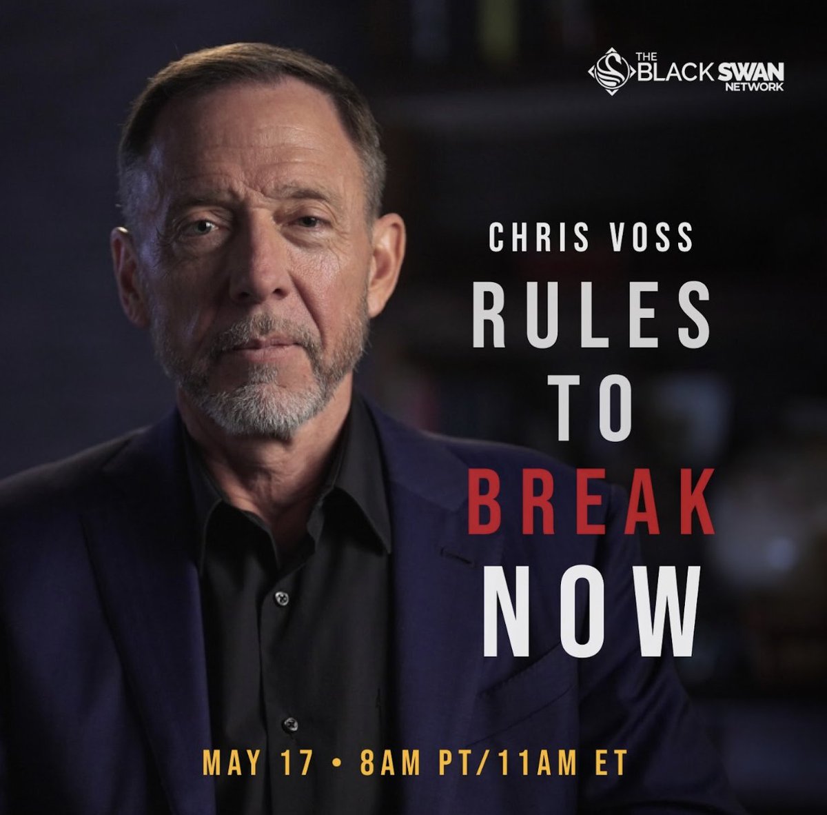 Join Chris Voss, today at 8am PST/11am EST for interactive situational negotiation training on The Black Swan Network, on Fireside! Elevate your negotiation skills with unique access to training, tools, and tactics. bit.ly/42Z4f3n
