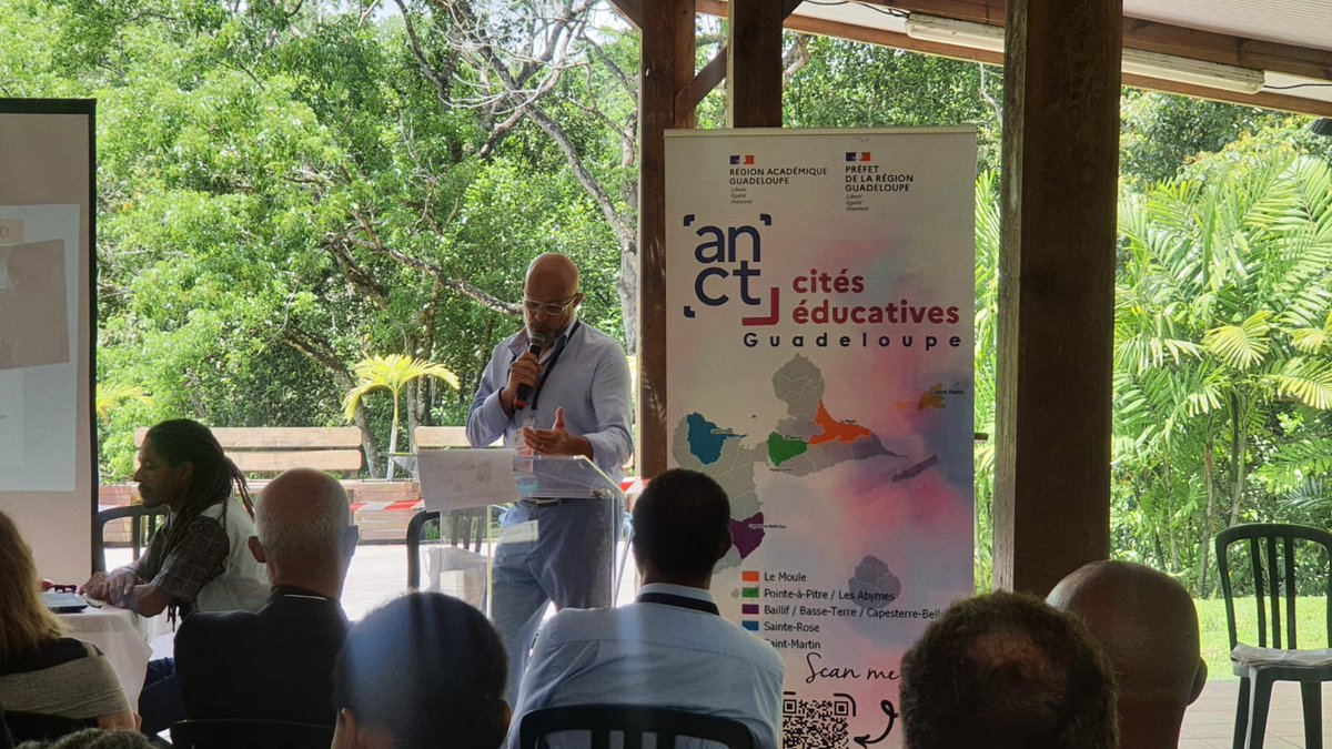 1er séminaire des #CitésEducatives de l'
<a href="/AcGuadeloupe/">Académie de la Guadeloupe</a>
sur le thème « Une alliance constructive ».  Echanges nourris sur les expériences et les bonnes pratiques.
<a href="/Cite971/">CITÉ ÉDUCATIVE POINTE-À-PITRE/LES ABYMES - 971</a>
<a href="/CiteEducaSxm/">Cité Éducative de Saint-Martin 978</a>
<a href="/CiteMoule/">Cité Éducative Le Moule GUADELOUPE</a>
#CiteSteRose #CitéBaillifCapesterreBT
