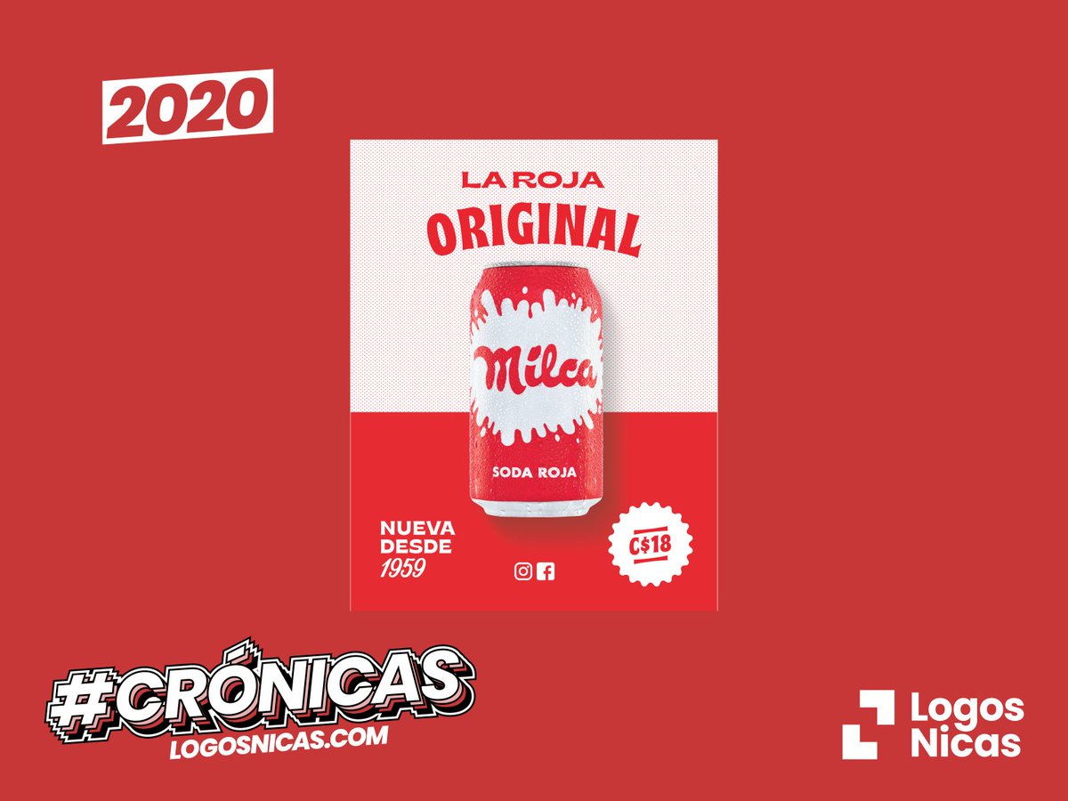 logosnicas's tweet photo. En el año 2020, Milca regresó a Nicaragua de la mano de un acuerdo con la Compañía Cervecera de Nicaragua (CCN), que comenzó a producir la bebida roja localmente en el país. La distribución está a cargo de la Compañía Distribuidora de Nicaragua (CDN). https://t.co/7mzOkKhskZ