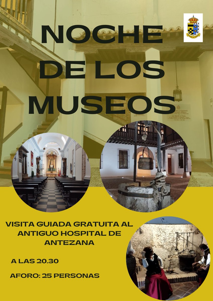 Día Internacional de los Museos en el Hospital de Antezana, 18 de mayo de 2023 #FundacióndeAntezana desde 1483 #DíadelosMuseos #AlcaláEnamora #AlcaládeHenares #Spain
fundacionantezana.es/events/dia-int…
